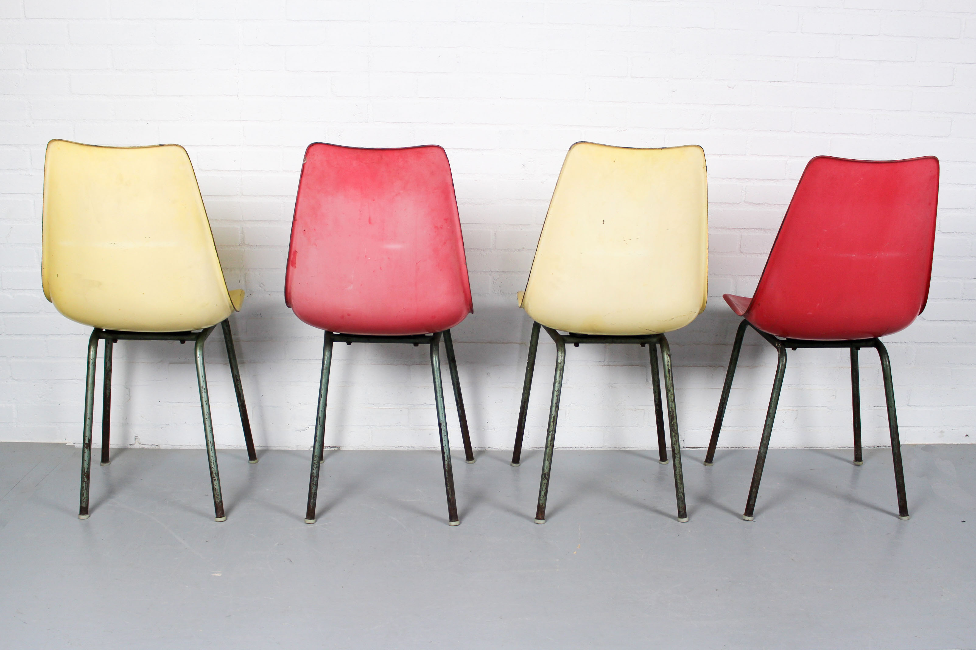 4 chairs by KVZ Semily, 1950s
