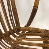 Van Rohe Noordwolde rattan chair, 1960