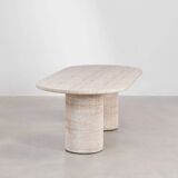 Travertine table