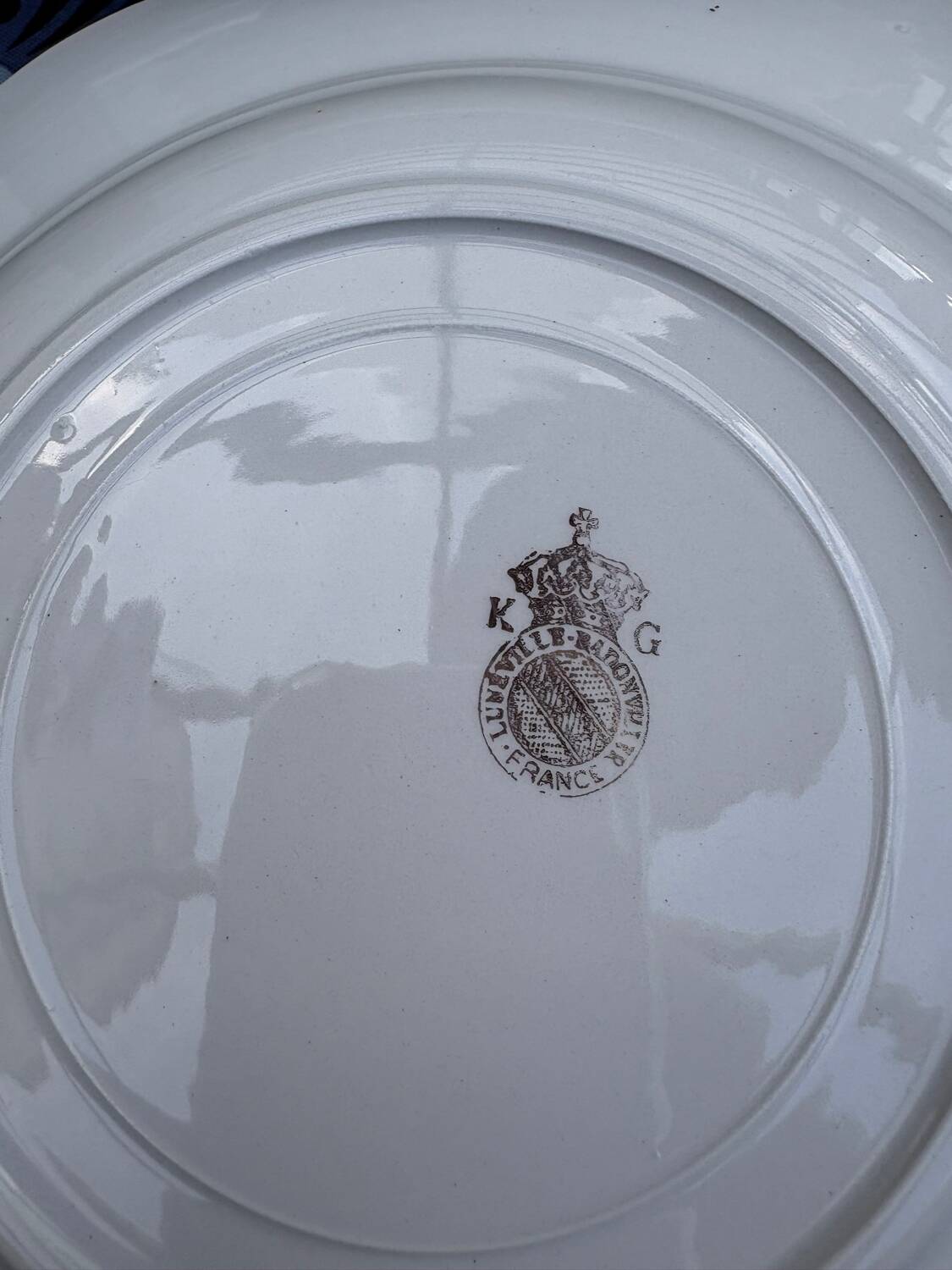 KG Luneville Badonviller soup plates