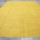 Vintage Mustard Yellow Kilim Rug,Large Turkish Woven Wool Carpet,302x410 Cm
