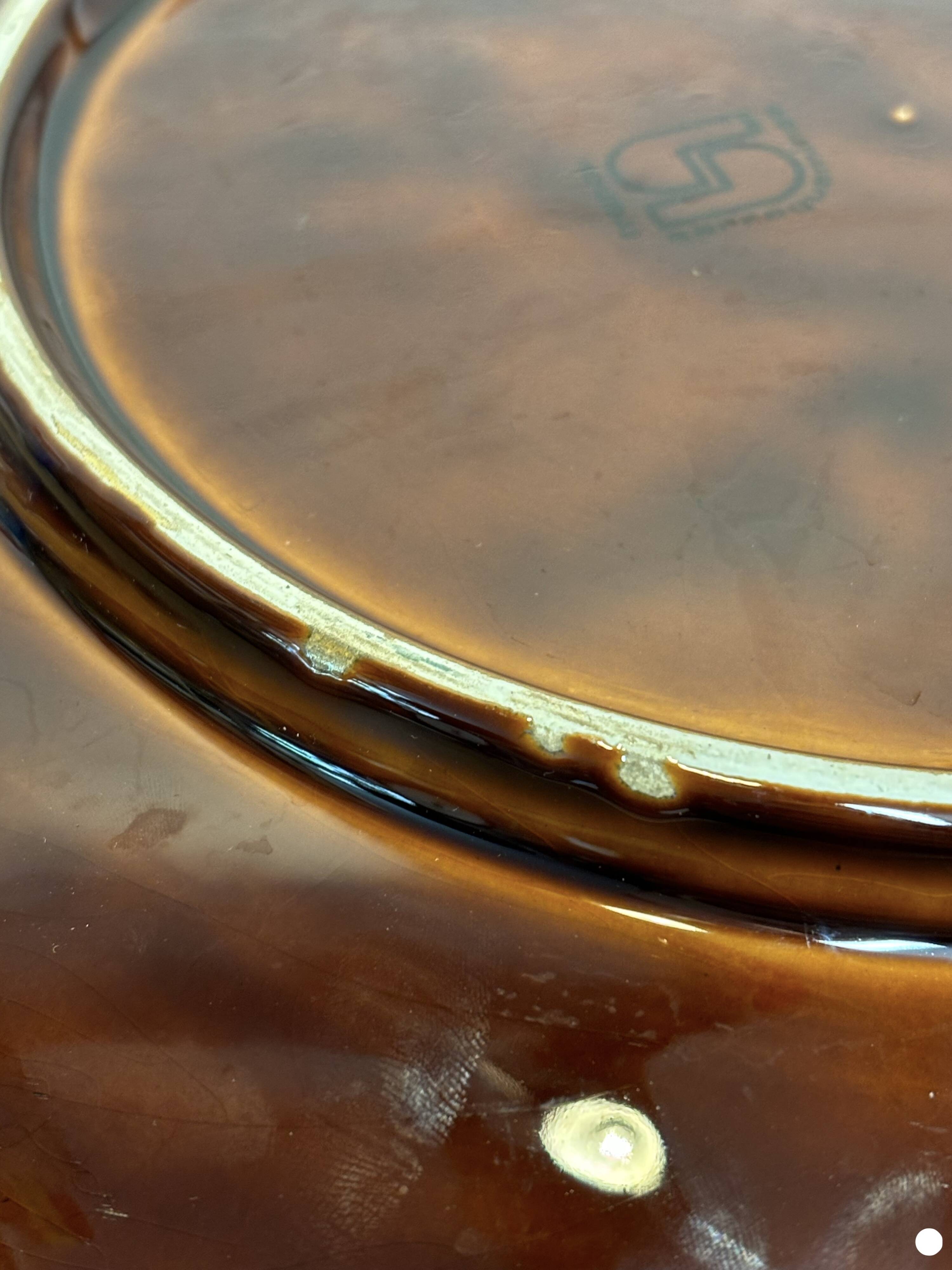 Sarreguemines slip dish