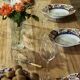 Solid oak farmhouse table "brut" 247x89, top "chocolate oak"