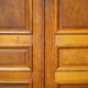 Double old door, old wooden door, large vintage door