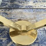 Paire d’appliques doubles dorées