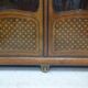 Transition style library marquetry and gilded bronze on marble