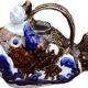 Hirado Teapot Riding Carp Tea 1860-1910