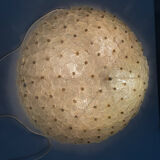 Large Murano Glass Flower Flush Mount Ceiling Light Attributed to Segu