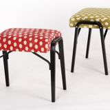 Mid-century czech stools, 1960