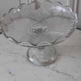 Compotier / servant in molded glass 30s