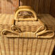 Valisette en rotin vintage