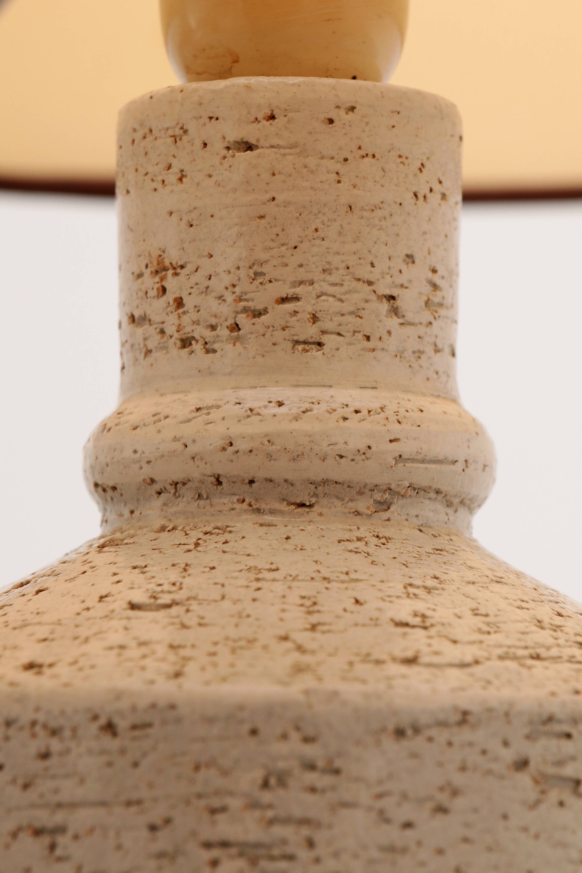 Table lamp made of ceramic design by Aldo Londi by Bergboms, 1960s