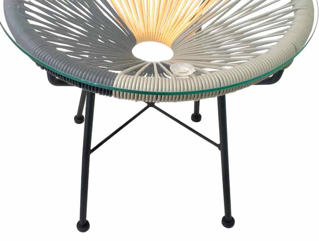 Scoubidou designer coffee table