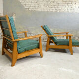 Pair of system chairs, late 1940s