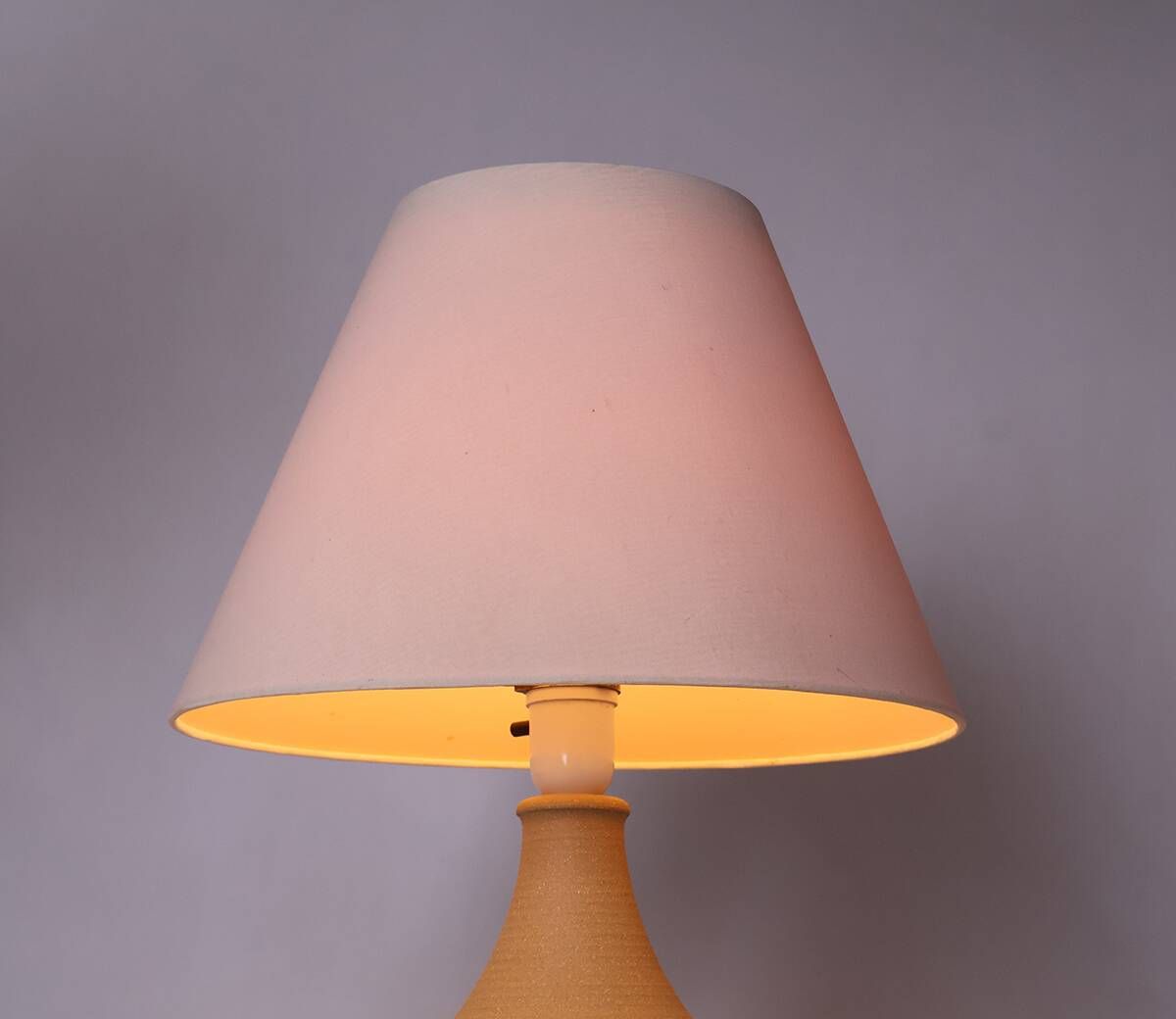 Søholm blue ceramic table lamp by Maria Philippi, 1960s
