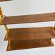 Vintage macrame wall hanging shelves