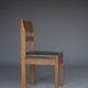 A rare and important side chair by Dutch architect Piet Klaarhamer, 1917