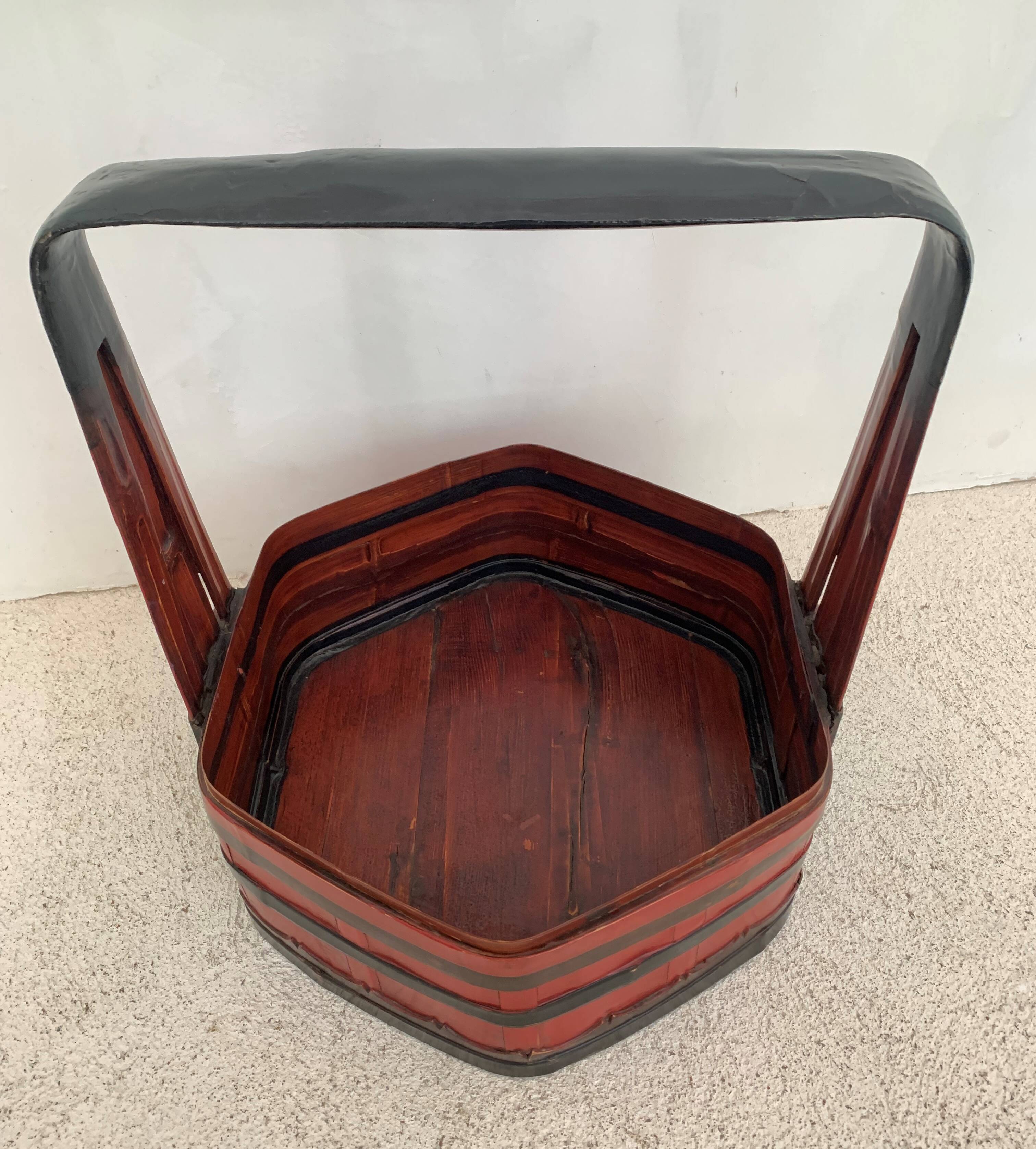 Chinese bamboo basket