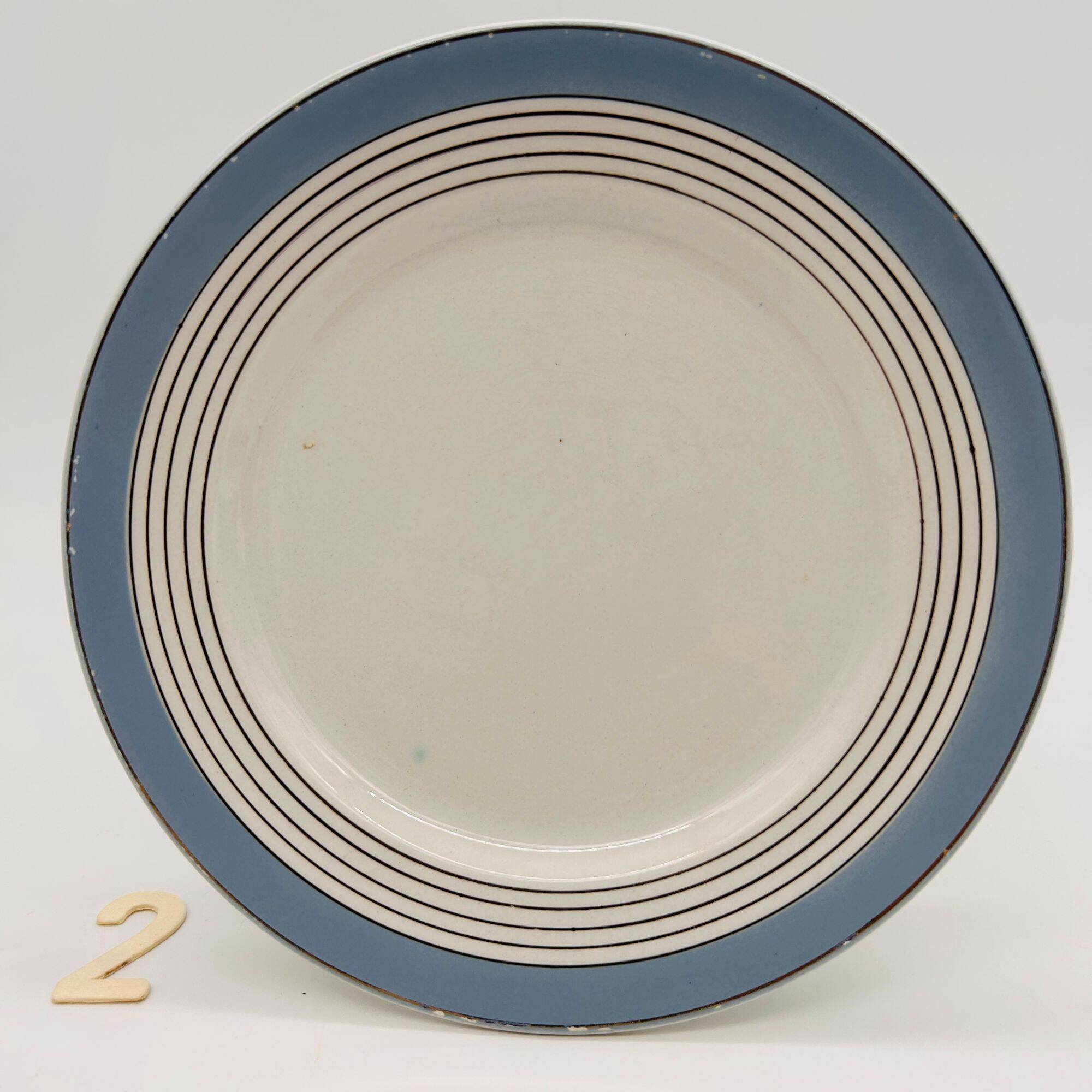 6 assiettes à dessert Lunéville KG, modèle Alma