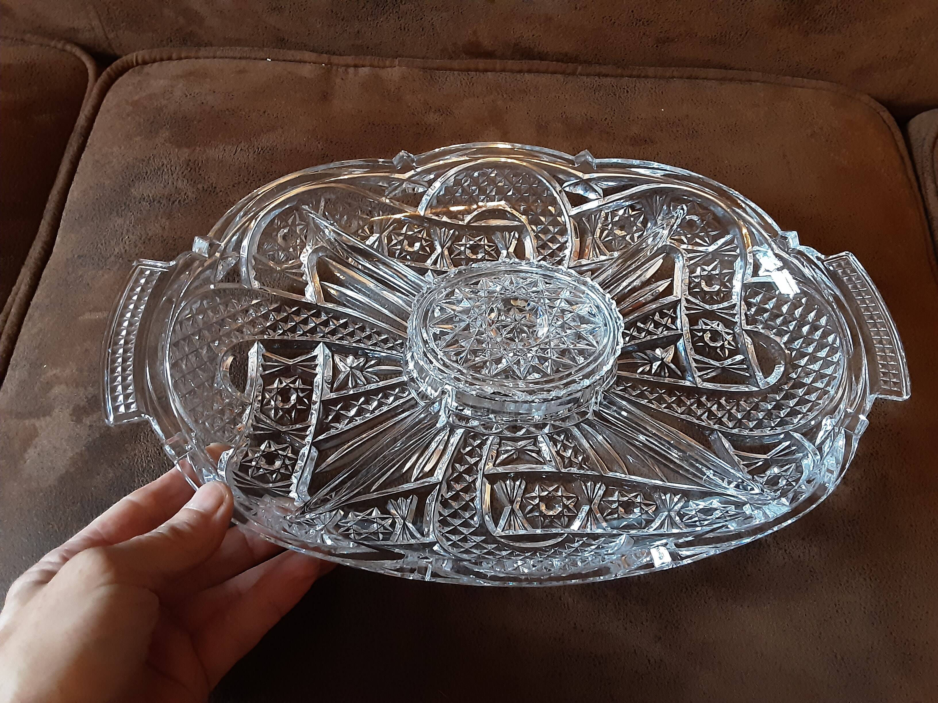 Plat compartiments  verre