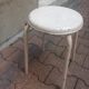Vintage metal stool