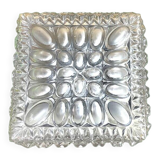 Square glass flush mount ceiling light or wall sconce