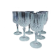 6 verres à pied en cristal