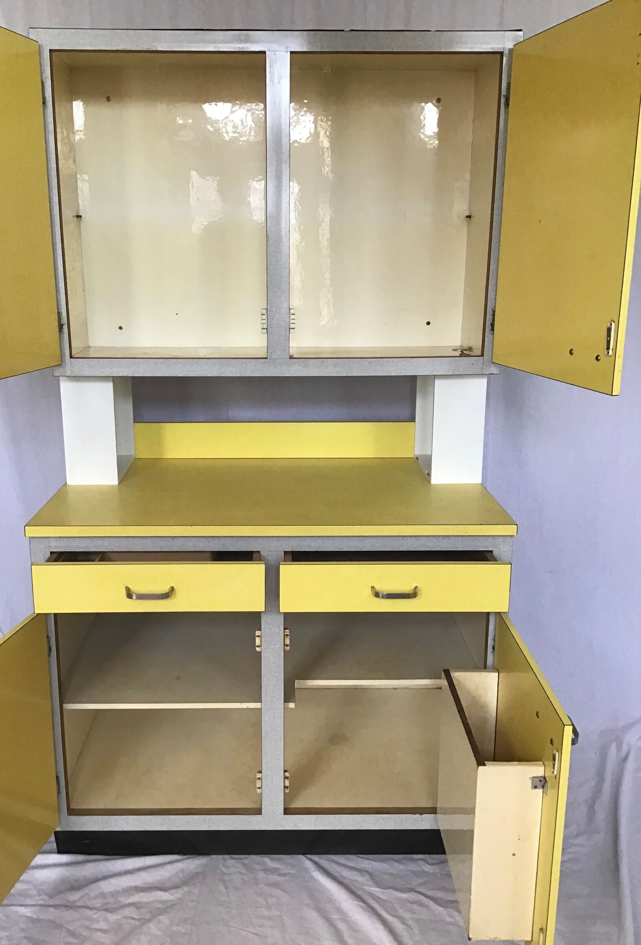 2-part kitchen furniture formica 60's