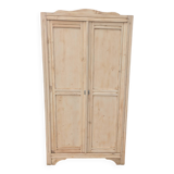 Natural wood cabinet