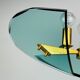 Vintage glass pendant lamp by Fontana Arte, Italy, 1950s.