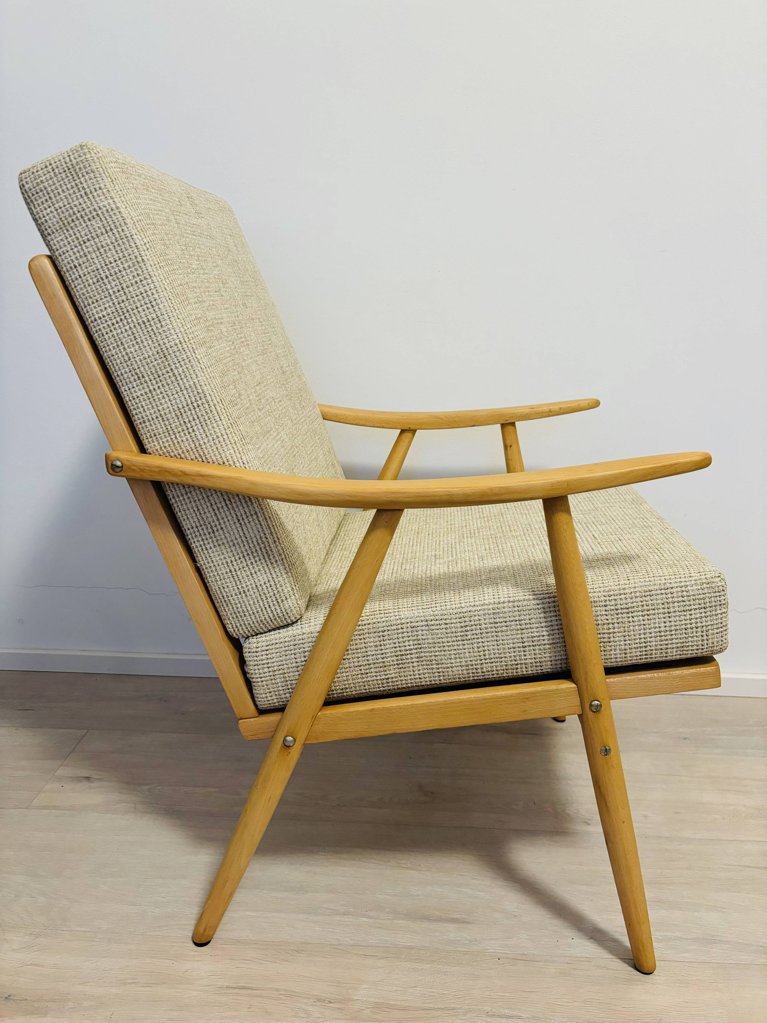 Boomerang armchair by ton from czechoslovakia 1970’s