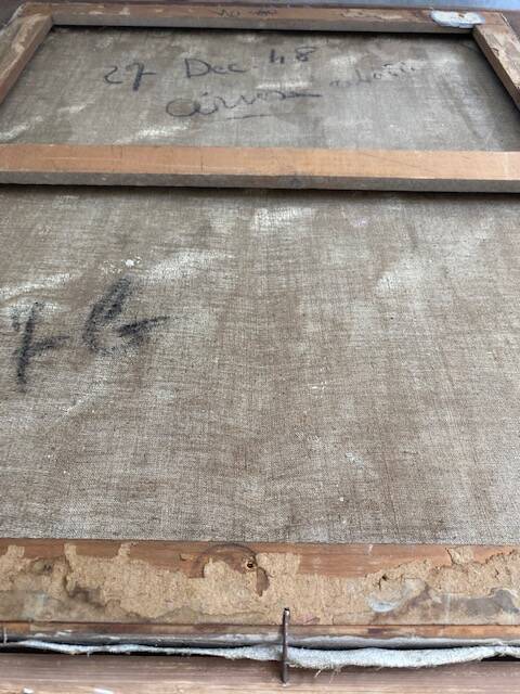 still life on chair 1948 Man Collot