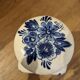 Blue apothecary pot hand-painted porcelain