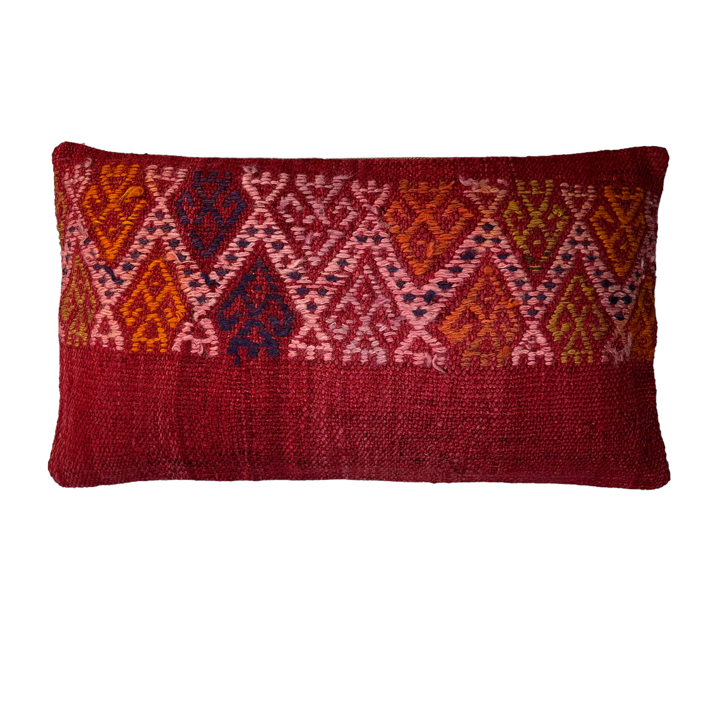 Housse de coussin kilim vintage turque faite à la main, 30 x 50 cm