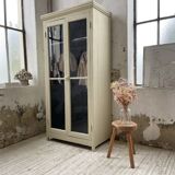 Glazed hosiery cabinet showcase