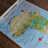 School map poster vintage Africa edition MDI