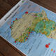 School map poster vintage Africa edition MDI