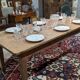 Oak farm table