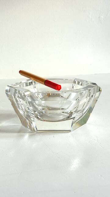 CENDRIER Vide-Poche CRISTAL Vintage