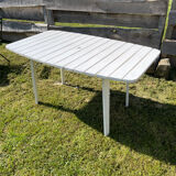 Vintage wood folding garden table