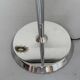 Floor lamp in white metal and plastic, Swisslamps SLZ design, vintage 80s