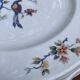 Flat plates with scalloped edges Sarreguemines bohemian chic