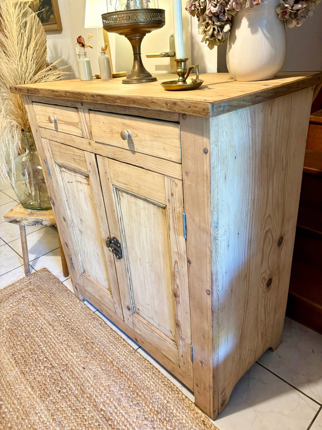 Buffet parisien bois brut