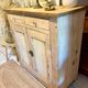 Buffet parisien bois brut