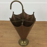 Porte-parapluie cuivre années 50