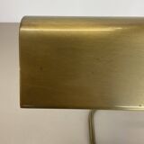 Cubic Modernist Brass Metal Table Light by Florian Schulz, Germany, 1970s
