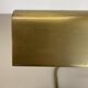 Cubic Modernist Brass Metal Table Light by Florian Schulz, Germany, 1970s