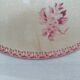 Salad bowl on foot in iron earth of Gien model Pink hawthorn