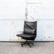 Leather desk armchair by Bernini Italia Anni '80