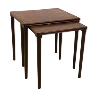 Tables gigognes par E. W. Bach Møbelfabrikken Toften années 1960